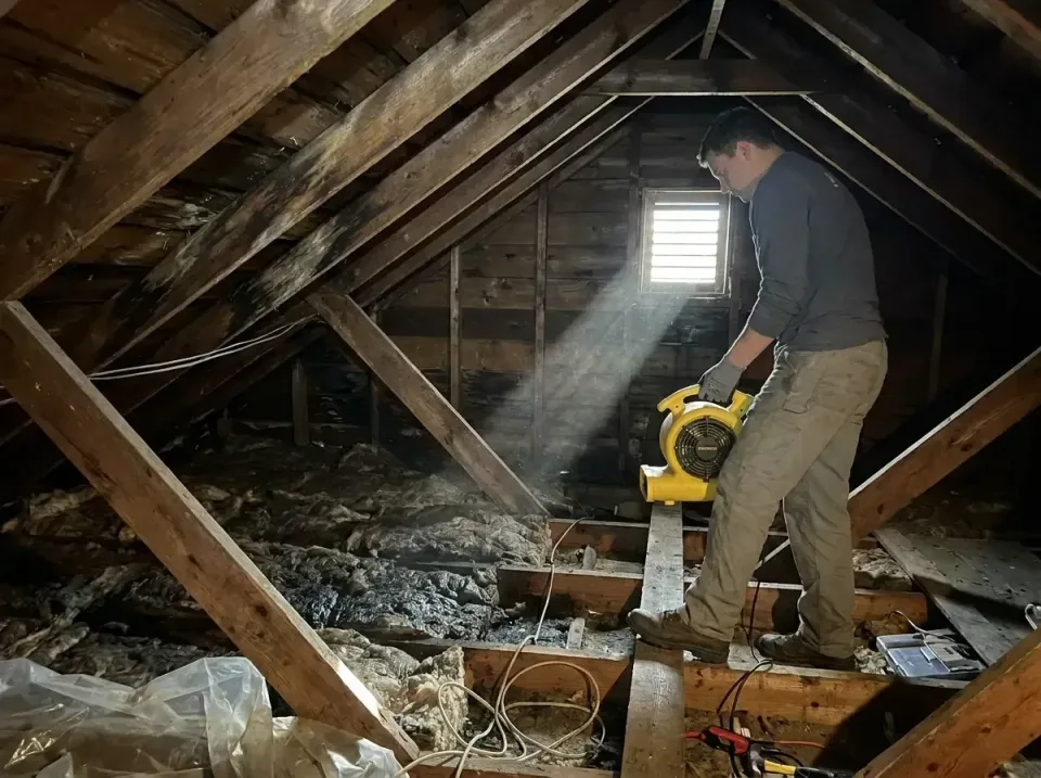 attic-water-damage-drying-proc-007 — frequently asked questions, Emergency Water Extraction & 24/7 Flood Response in Norwood…